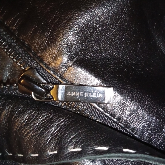 Anne Klein Genuine Leather Sz L - Picture 8 of 8